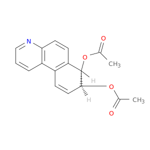 (7s,8s)-7,8-dihydrobenzo[f]quinoline-7,8-diyl diacetate