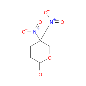 5,5-dinitrotetrahydro-2h-pyran-2-one