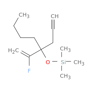 Silane, [[1-(1-fluoroethenyl)-1-(2-propynyl)pentyl]oxy]trimethyl-