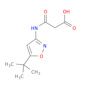 Propanoic acid, 3-[[5-(1,1-dimethylethyl)-3-isoxazolyl]amino]-3-oxo-