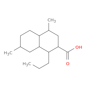 2-Naphthalenecarboxylic acid, decahydro-4,7-dimethyl-1-propyl-