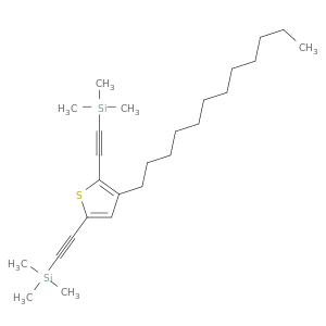 Silane, [(3-dodecyl-2,5-thiophenediyl)di-2,1-ethynediyl]bis[trimethyl-