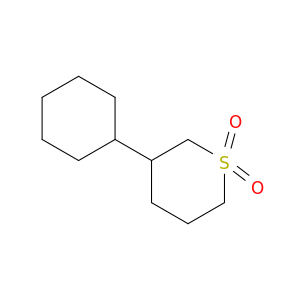 2H-Thiopyran, 3-cyclohexyltetrahydro-, 1,1-dioxide