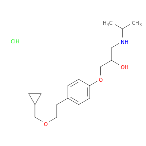 1-(4-(2-(环丙基甲氧基)乙基)苯氧基)-3-(异丙氨基)丙-2-醇盐酸盐