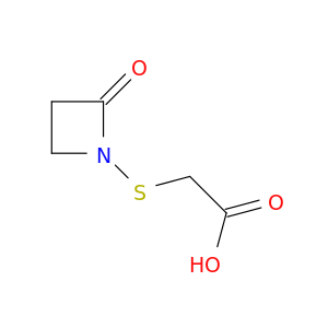 Acetic acid, [(2-oxo-1-azetidinyl)thio]-