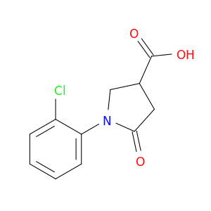 1-(2-氯苯基)-5-氧代-3-吡咯烷羧酸
