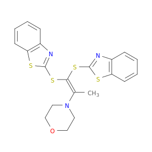 Benzothiazole, 2,2'-[[2-(4-morpholinyl)-1-propenylidene]bis(thio)]bis-