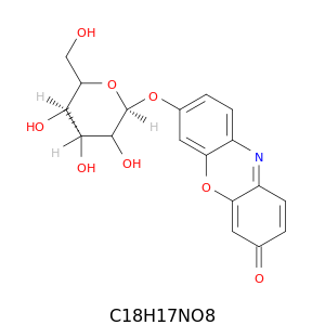 7-(BETA-D-吡喃半乳糖基氧基)-3H-吩恶嗪-3-酮