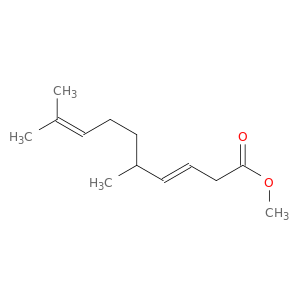 3,8-Decadienoic acid, 5,9-dimethyl-, methyl ester, (E)-