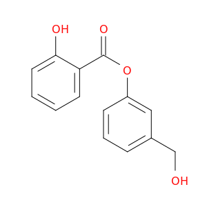 Benzoic acid, 2-hydroxy-, 3-(hydroxymethyl)phenyl ester