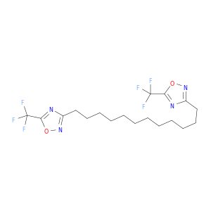 1,2,4-Oxadiazole, 3,3'-(1,12-dodecanediyl)bis[5-(trifluoromethyl)-
