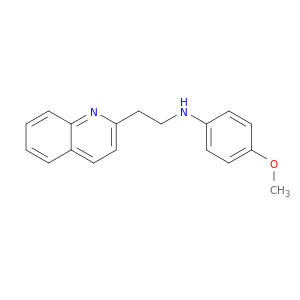 2-Quinolineethanamine, N-(4-methoxyphenyl)-