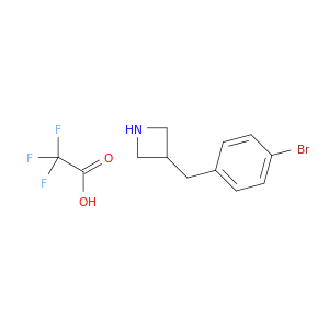 3-[(4-Bromophenyl)methyl]azetidine; trifluoroacetic acid