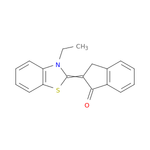 1H-Inden-1-one, 2-(3-ethyl-2(3H)-benzothiazolylidene)-2,3-dihydro-