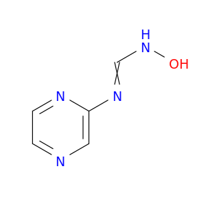 Methanimidamide, N-hydroxy-N'-pyrazinyl-