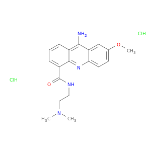 4-Acridinecarboxamide,9-amino-N-[2-(dimethylamino)ethyl]-7-methoxy-, hydrochloride (1:2)