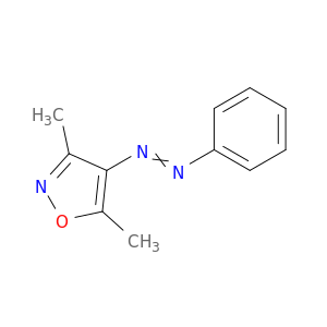 Isoxazole, 3,5-dimethyl-4-(phenylazo)-