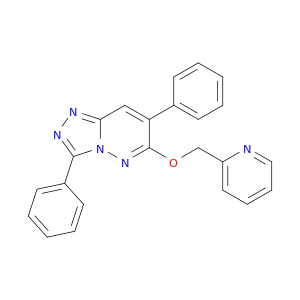 1,2,4-Triazolo[4,3-b]pyridazine, 3,7-diphenyl-6-(2-pyridinylmethoxy)-