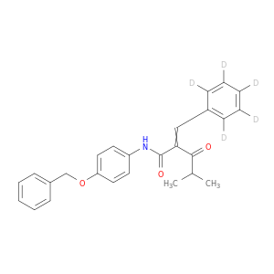 4-甲基-3-氧代-N-[4-(苄氧基)苯基]-2-(苯基-2,3,4,5,6-D<SUB>5</SUB>-亚甲基)戊酰胺