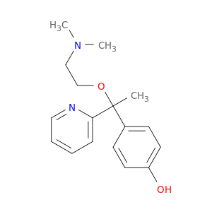 Phenol, 4-[1-[2-(dimethylamino)ethoxy]-1-(2-pyridinyl)ethyl]-