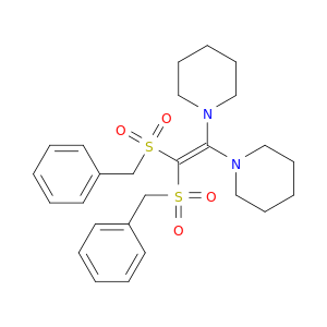 Piperidine,1,1'-[bis(benzylsulfonyl)vinylidene]di- (8CI)