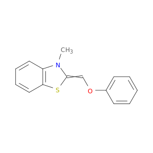 Benzothiazole, 2,3-dihydro-3-methyl-2-(phenoxymethylene)-