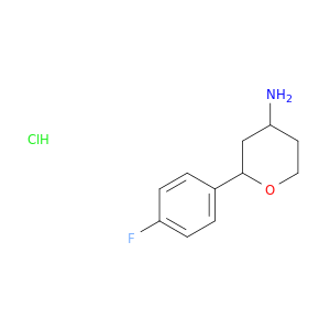 2-(4-氟苯基)噁烷-4-胺盐酸