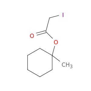 Acetic acid, iodo-, 1-methylcyclohexyl ester