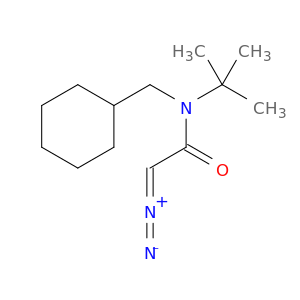 Acetamide, N-(cyclohexylmethyl)-2-diazo-N-(1,1-dimethylethyl)-