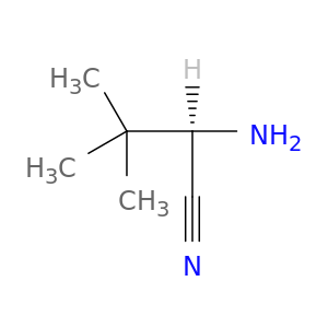 Butanenitrile, 2-amino-3,3-dimethyl-, (2R)-