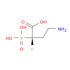Butanoic acid, 4-amino-2-phosphono-, (2S)-