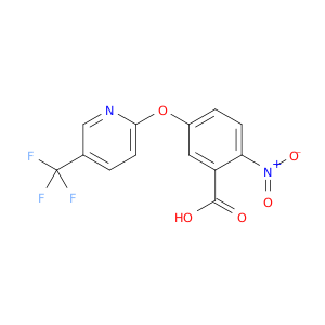 Benzoic acid, 2-nitro-5-[[5-(trifluoromethyl)-2-pyridinyl]oxy]-