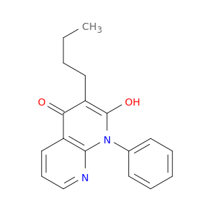 3-BUTYL-2-HYDROXY-1-PHENYL-1,8-NAPHTHYRIDIN-4-ONE