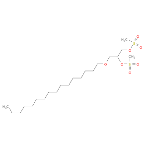 1,2-Propanediol,3-(hexadecyloxy)-, 1,2-dimethanesulfonate
