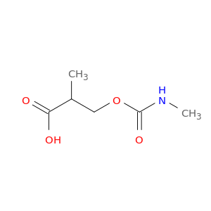 Propanoic acid, 2-methyl-3-[[(methylamino)carbonyl]oxy]-