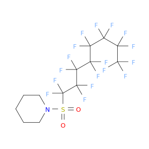 Piperidine, 1-[(heptadecafluorooctyl)sulfonyl]-