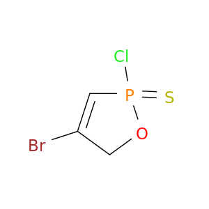 1,2-Oxaphosphole, 4-bromo-2-chloro-2,5-dihydro-, 2-sulfide