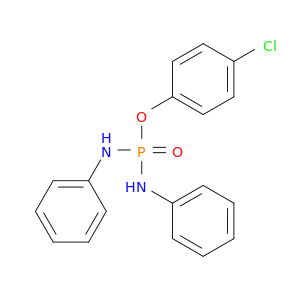 Phosphorodiamidic acid, N,N'-diphenyl-, 4-chlorophenyl ester