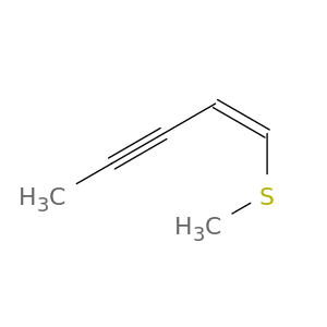 1-Penten-3-yne, 1-(methylthio)-, (Z)-