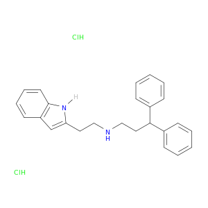 2-(2-((3,3-Diphenylpropyl)amino)ethyl)indole dihydrochloride