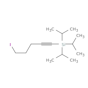 Silane, (5-iodo-1-pentynyl)tris(1-methylethyl)-