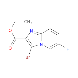 Imidazo[1,2-A]吡啶-2-羧酸,3-溴-6-氟-,乙酯