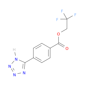 Benzoic acid, 4-(1H-tetrazol-5-yl)-, 2,2,2-trifluoroethyl ester