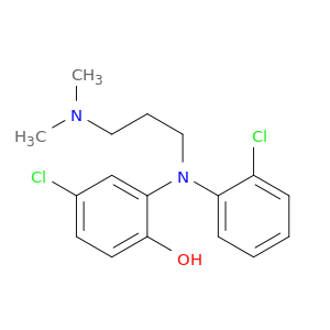 Phenol, 4-chloro-2-[(2-chlorophenyl)[3-(dimethylamino)propyl]amino]-