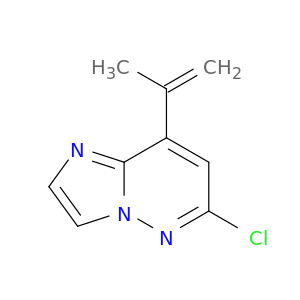 Imidazo[1,2-b]pyridazine, 6-chloro-8-(1-methylethenyl)-