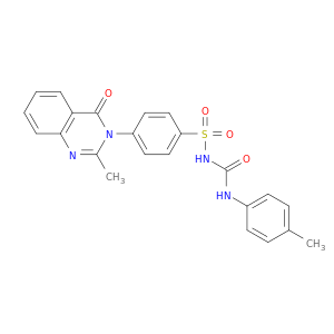 Benzenesulfonamide,4-(2-methyl-4-oxo-3(4H)-quinazolinyl)-N-[[(4-methylphenyl)amino]carbonyl]-