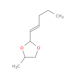 4-甲基-2-(1E)-1-戊烯-1-基-1,3-二氧戊烷