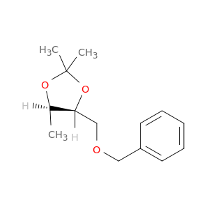 1,3-Dioxolane,2,2,4-trimethyl-5-[(phenylmethoxy)methyl]-, (4R,5S)-rel-