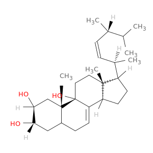 Ergosta-7,22-diene-2,3,9-triol,(2b,3a,22E)-