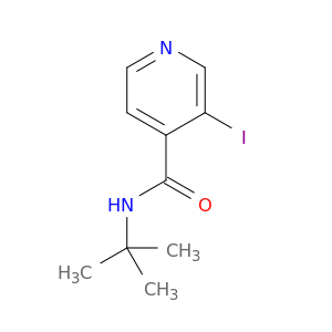 4-Pyridinecarboxamide,N-(1,1-dimethylethyl)-3-iodo-
